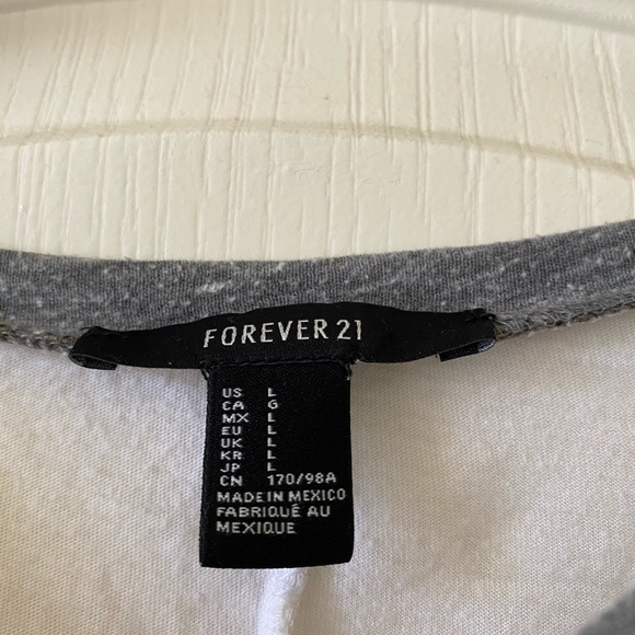 Forever 21 Long-sleeve Baseball Tee - Picture 2 of 3
